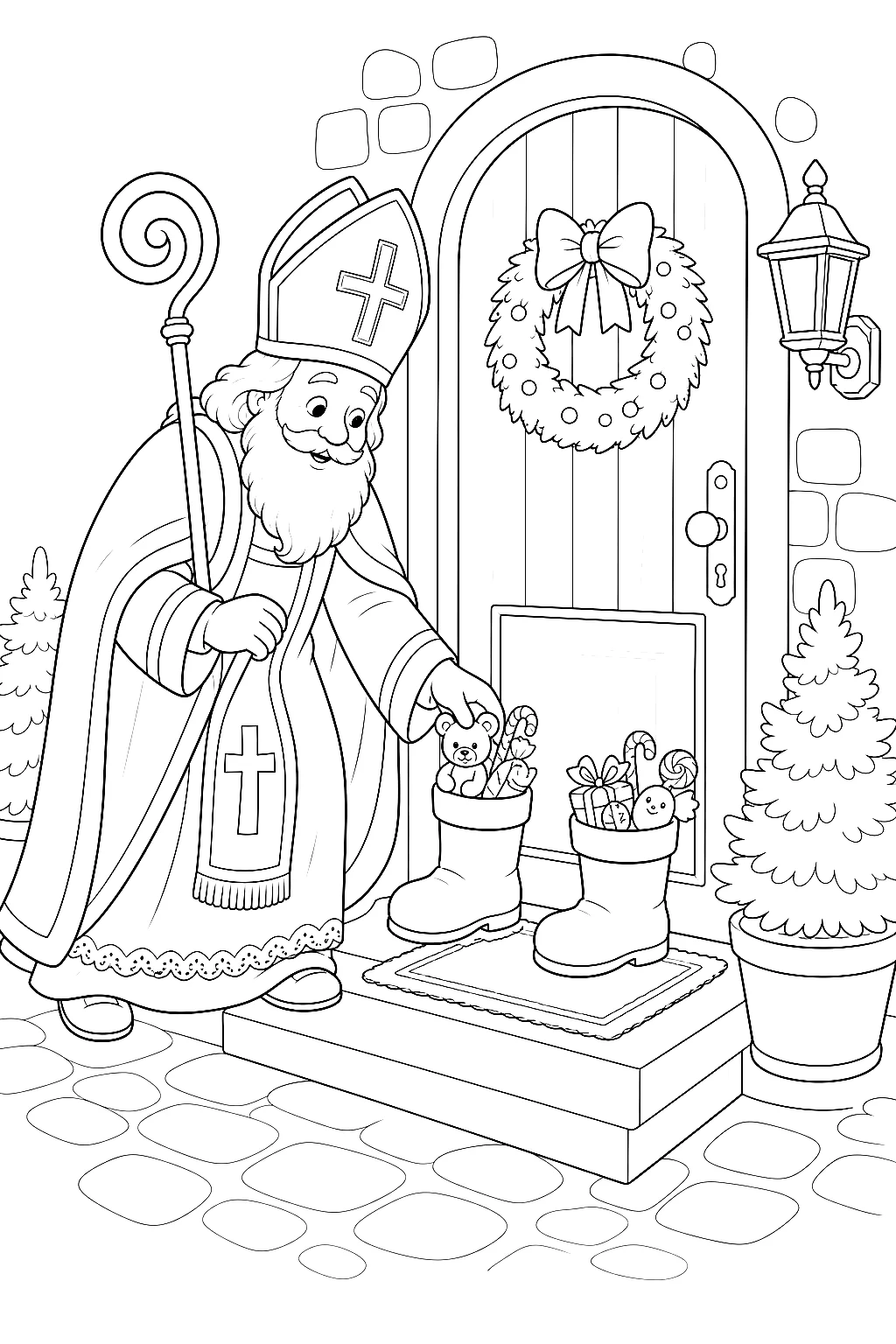 Nikolaus bringt liebevoll gefüllte Stiefel